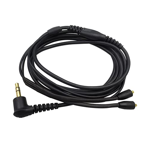 Janjunsi MMCX Ersatz Kopfhörer Kabel Kompatibel mit Shure SE535/SE215/SE425/SE315/SE846/UE900/W40 - Audio Upgrade Kabel (3.5MM Stecker, Goldene MMCX Stecker) von Janjunsi