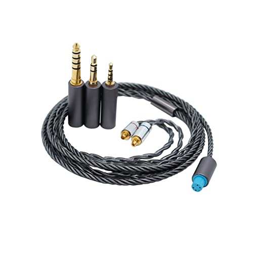 Janjunsi MMCX Upgrade Kabel Ersatzkabel Kompatibel mit Sennheiser IE300 IE600 IE900 Headphone - 3 in 1 Audio Stecker mit 2.5mm/3.5mm/4.4mm Stecker von Janjunsi