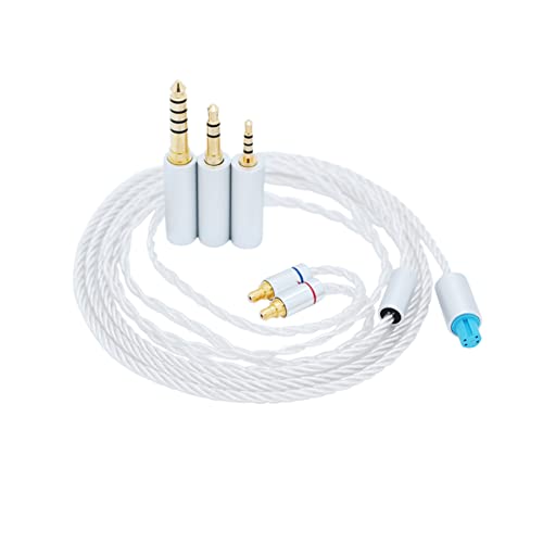 Janjunsi Upgrade Audio Kabel Ersatz Schnur Kompatibel mit Sennheiser IE100Pro IE400Pro IE500Pro In-Ear Kopfhörer - 3in1 Stecker mit 2.5mm/3.5mm/4.4mm Stecker von Janjunsi