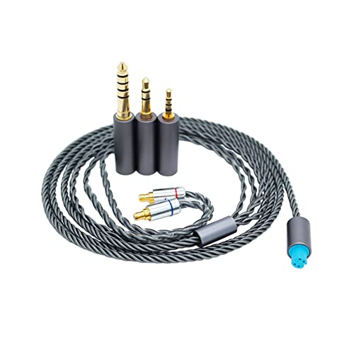 Janjunsi Upgrade Audio Kabel Ersatz Schnur Kompatibel mit Sennheiser IE100Pro IE400Pro IE500Pro In-Ear Kopfhörer - 3in1 Stecker mit 2.5mm/3.5mm/4.4mm Stecker von Janjunsi