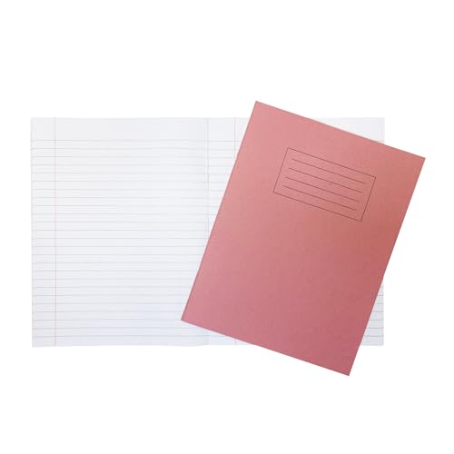 Janrax Schulhefte, 22,9 x 17,8 cm, 80 Seiten, fein liniert, mit Rand, WF-Papier mit 225 g/m² Manila-Einband, Rosa, 10 Stück Janrax Schulhefte, 22,9 x 17,8 cm, 80 Seiten, fein liniert, mit Rand, WF-Papier mit 225 g/m² Manila-Einband, Rosa, 10 Stück von Janrax