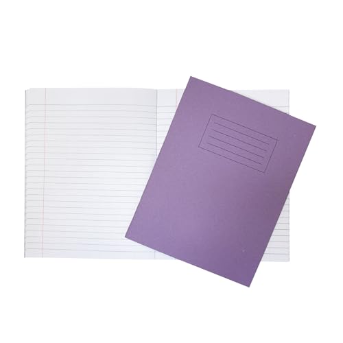 Janrax Schulhefte, 22,9 x 17,8 cm, 80 Seiten, fein liniert, mit Rand, WF-Papier mit 225 g/m² Manila-Einband, Violett, 10 Stück Janrax Schulhefte, 22,9 x 17,8 cm, 80 Seiten, fein liniert, mit Rand, WF-Papier mit 225 g/m² Manila-Einband, Violett, 10 Stück von Janrax