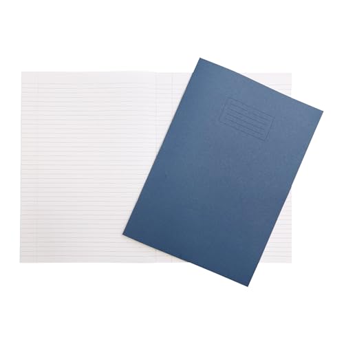 Janrax Schulhefte, DIN A4+, 48 Seiten, fein liniert und Rand, WF-Papier mit 225 g/m² Manila-Einband, 240 x 340 mm, Dunkelblau, 10 Stück Janrax Schulhefte, DIN A4+, 48 Seiten, fein liniert und Rand, WF-Papier mit 225 g/m² Manila-Einband, 240 x 340 mm, Dunkelblau, 10 Stück von Janrax