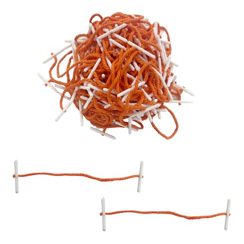 Schatzanhänger aus Kunststoff, 101 mm, Orange, 500 Stück Schatzanhänger aus Kunststoff, 101 mm, Orange, 500 Stück von Janrax