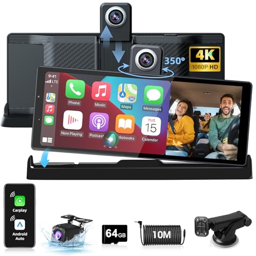 2025 Exklusive Carplay Display Android Auto Display mit 350° Drehbare 4K Dashcam,10,26 Zoll Tragbarer Driveplay Autoradio Carplay Dual-Bluetooth Fahrnavigation Siri G-oogle 2025 Exklusive Carplay Display Android Auto Display mit 350° Drehbare 4K Dashcam,10,26 Zoll Tragbarer Driveplay Autoradio Carplay Dual-Bluetooth Fahrnavigation Siri G-oogle von Jansite