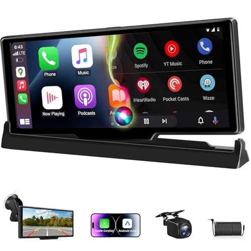 Unique Carplay Android Auto Display Buddy Display mit Stehende Bildschirmhalterung 10,26 Zoll Car Play Auto Bildschirm mit Rückfahrkamera GPS Navigation Bluetooth Anpassbarer Startbildschirm Unique Carplay Android Auto Display Buddy Display mit Stehende Bildschirmhalterung 10,26 Zoll Car Play Auto Bildschirm mit Rückfahrkamera GPS Navigation Bluetooth Anpassbarer Startbildschirm von Jansite