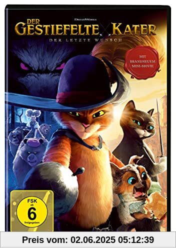 Der gestiefelte Kater: Der letzte Wunsch [DVD] von Januel Mercado