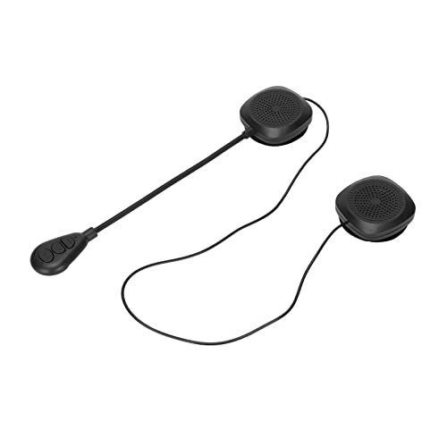 Janzoom Helm Bluetooth Headset, Dial Control Helm Bluetooth Lautsprecher Komfortable Auto Answer für Outdoor für Motorrad von Janzoom