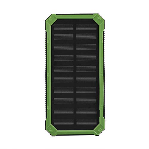 Solar Power Bank, sichere 20000mAh kleine, schnell aufladende Mobile Powerbank für Sportreisen(Grün) von Janzoom