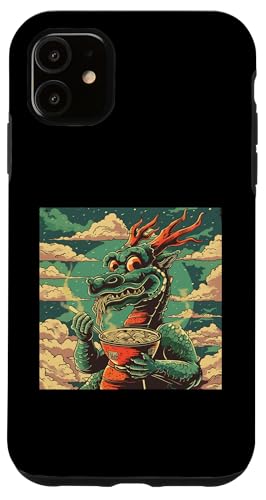 Drache isst Nudelsuppe, Japan, Ramen Hülle für iPhone 11 Drache isst Nudelsuppe, Japan, Ramen Hülle für iPhone 11 von Japan und Ramen