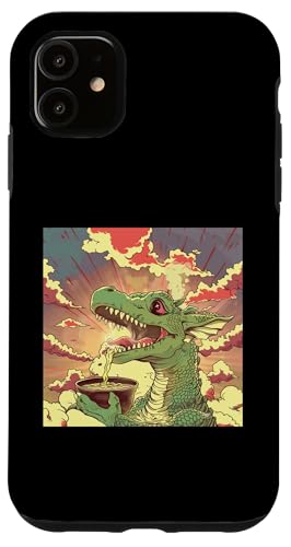 Drache isst Nudelsuppe, Japan, Ramen Hülle für iPhone 11 Drache isst Nudelsuppe, Japan, Ramen Hülle für iPhone 11 von Japan und Ramen