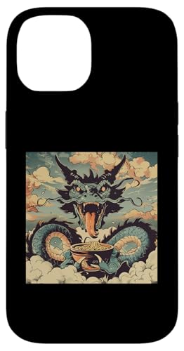 Drache isst Nudelsuppe, Japan, Ramen Hülle für iPhone 14 Drache isst Nudelsuppe, Japan, Ramen Hülle für iPhone 14 von Japan und Ramen