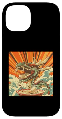 Drache isst Nudelsuppe, Japan, Ramen Hülle für iPhone 14 Drache isst Nudelsuppe, Japan, Ramen Hülle für iPhone 14 von Japan und Ramen
