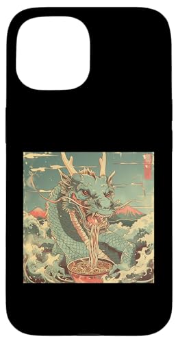 Drache isst Nudelsuppe, Japan, Ramen Hülle für iPhone 15 Drache isst Nudelsuppe, Japan, Ramen Hülle für iPhone 15 von Japan und Ramen