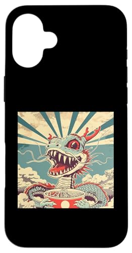 Drache isst Nudelsuppe, Japan, Ramen Hülle für iPhone 16 Plus Drache isst Nudelsuppe, Japan, Ramen Hülle für iPhone 16 Plus von Japan und Ramen