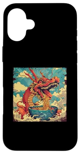 Drache isst Nudelsuppe, Japan, Ramen Hülle für iPhone 16 Plus von Japan und Ramen