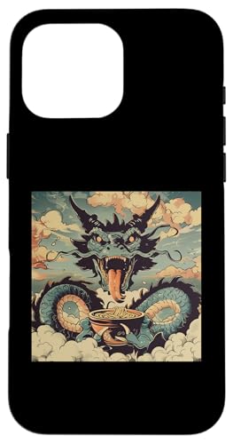 Drache isst Nudelsuppe, Japan, Ramen Hülle für iPhone 16 Pro Max Drache isst Nudelsuppe, Japan, Ramen Hülle für iPhone 16 Pro Max von Japan und Ramen