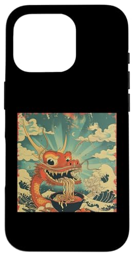 Drache isst Nudelsuppe, Japan, Ramen Hülle für iPhone 16 Pro Drache isst Nudelsuppe, Japan, Ramen Hülle für iPhone 16 Pro von Japan und Ramen