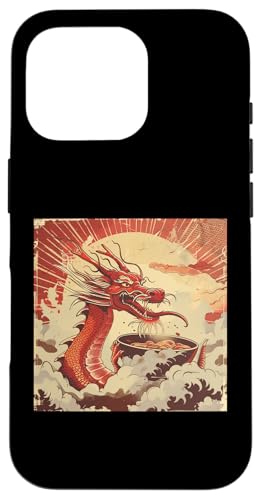 Drache isst Nudelsuppe, Japan, Ramen Hülle für iPhone 16 Pro Drache isst Nudelsuppe, Japan, Ramen Hülle für iPhone 16 Pro von Japan und Ramen