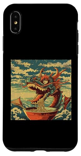 Drache isst Nudelsuppe, Japan, Ramen Hülle für iPhone XS Max Drache isst Nudelsuppe, Japan, Ramen Hülle für iPhone XS Max von Japan und Ramen