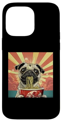 Mops isst Nudelsuppe, Japan, Ramen Hülle für iPhone 14 Pro Max Mops isst Nudelsuppe, Japan, Ramen Hülle für iPhone 14 Pro Max von Japan und Ramen