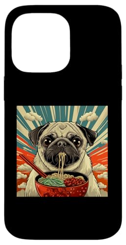 Mops isst Nudelsuppe, Japan, Ramen Hülle für iPhone 14 Pro Max Mops isst Nudelsuppe, Japan, Ramen Hülle für iPhone 14 Pro Max von Japan und Ramen
