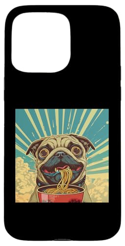 Mops isst Nudelsuppe, Japan, Ramen Hülle für iPhone 15 Pro Max Mops isst Nudelsuppe, Japan, Ramen Hülle für iPhone 15 Pro Max von Japan und Ramen