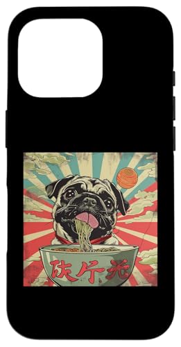 Mops isst Nudelsuppe, Japan, Ramen Hülle für iPhone 16 Pro Mops isst Nudelsuppe, Japan, Ramen Hülle für iPhone 16 Pro von Japan und Ramen