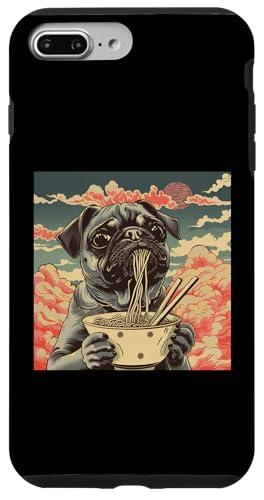 Mops isst Nudelsuppe, Japan, Ramen Hülle für iPhone 7 Plus/8 Plus von Japan und Ramen