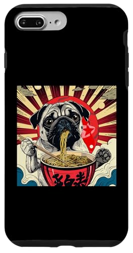 Mops isst Nudelsuppe, Japan, Ramen Hülle für iPhone 7 Plus/8 Plus Mops isst Nudelsuppe, Japan, Ramen Hülle für iPhone 7 Plus/8 Plus von Japan und Ramen