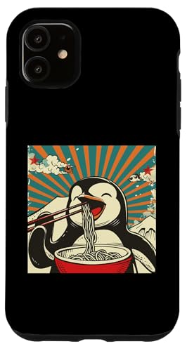Pinguin isst Nudelsuppe, Japan, Ramen Hülle für iPhone 11 Pinguin isst Nudelsuppe, Japan, Ramen Hülle für iPhone 11 von Japan und Ramen
