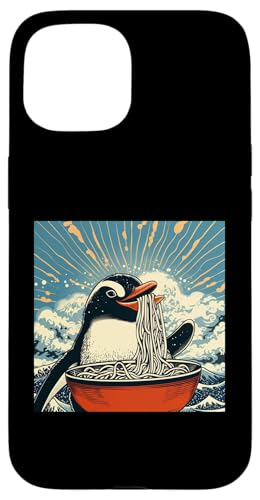 Pinguin isst Nudelsuppe, Japan, Ramen Hülle für iPhone 15 Pinguin isst Nudelsuppe, Japan, Ramen Hülle für iPhone 15 von Japan und Ramen