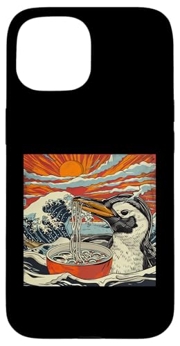 Pinguin isst Nudelsuppe, Japan, Ramen Hülle für iPhone 15 Pinguin isst Nudelsuppe, Japan, Ramen Hülle für iPhone 15 von Japan und Ramen