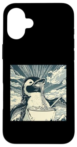 Pinguin isst Nudelsuppe, Japan, Ramen Hülle für iPhone 16 Plus Pinguin isst Nudelsuppe, Japan, Ramen Hülle für iPhone 16 Plus von Japan und Ramen