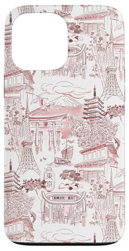 Adrett Kastanienbraun Rot Tokyo Chinoiserie Toile Tempel Sakura Fuji Hülle für iPhone 13 Pro Max Adrett Kastanienbraun Rot Tokyo Chinoiserie Toile Tempel Sakura Fuji Hülle für iPhone 13 Pro Max von Japanese Aesthetic Toile Patterns