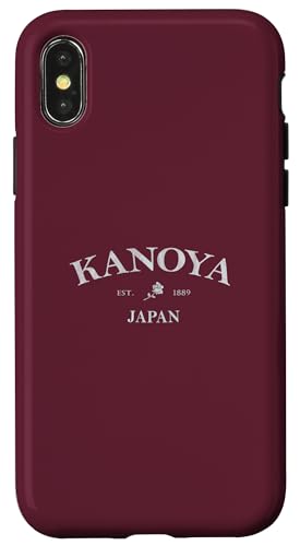 Kanoya Japan Kanoya Kagoshima Japan Grafikdruck Hülle für iPhone X/XS von Japanese Cultural Apparel