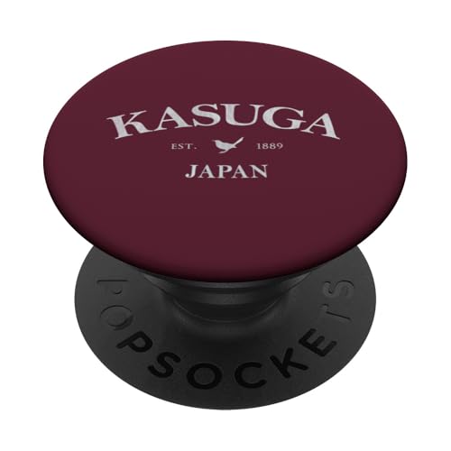 Kasuga Japan Kasuga Japan Grafikdruck PopSockets Klebender PopGrip von Japanese Cultural Apparel