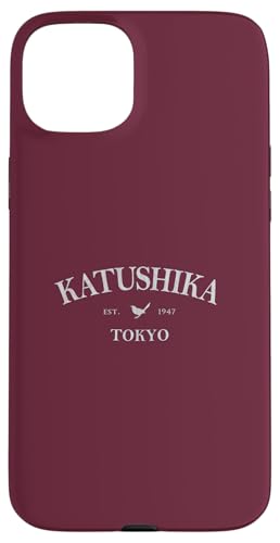 Katushika Japan - Katushika Tokyo Japan Grafikdruck Hülle für iPhone 15 Plus von Japanese Cultural Apparel
