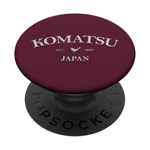 Komatsu Japan Komatsu Ishikawa Japan Grafikdruck PopSockets Klebender PopGrip Komatsu Japan Komatsu Ishikawa Japan Grafikdruck PopSockets Klebender PopGrip von Japanese Cultural Apparel