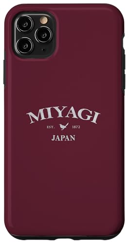 Miyagi Japan Miyagi Japan Grafikdruck Hülle für iPhone 11 Pro Max Miyagi Japan Miyagi Japan Grafikdruck Hülle für iPhone 11 Pro Max von Japanese Cultural Apparel
