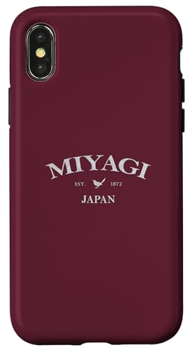 Miyagi Japan Miyagi Japan Grafikdruck Hülle für iPhone X/XS Miyagi Japan Miyagi Japan Grafikdruck Hülle für iPhone X/XS von Japanese Cultural Apparel