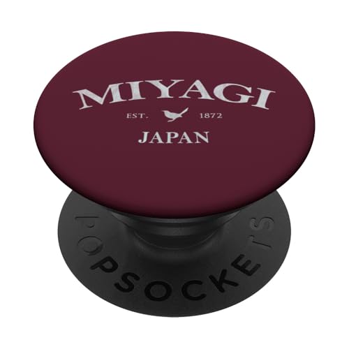 Miyagi Japan Miyagi Japan Grafikdruck PopSockets Klebender PopGrip Miyagi Japan Miyagi Japan Grafikdruck PopSockets Klebender PopGrip von Japanese Cultural Apparel