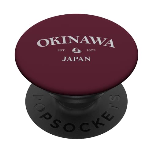 Okinawa Japan Okinawa Japan Grafikdruck PopSockets Klebender PopGrip Okinawa Japan Okinawa Japan Grafikdruck PopSockets Klebender PopGrip von Japanese Cultural Apparel