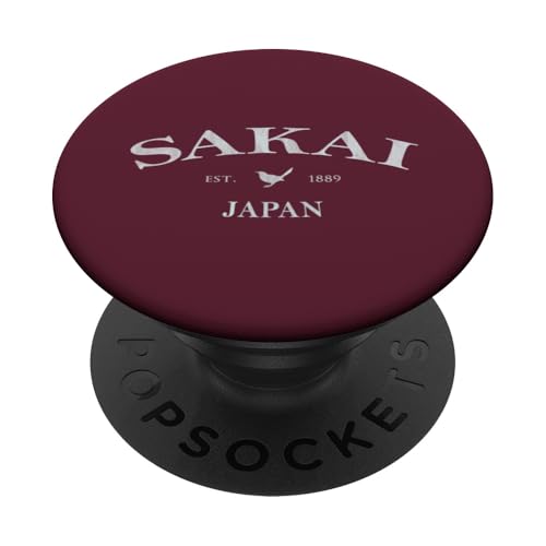 Sakai Japan Sakai Ibaraki Japan Grafikdruck PopSockets Klebender PopGrip Sakai Japan Sakai Ibaraki Japan Grafikdruck PopSockets Klebender PopGrip von Japanese Cultural Apparel