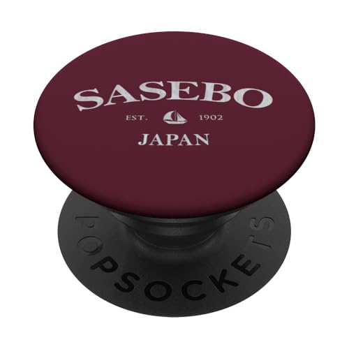 Sasebo Japan Sasebo Nagasaki Japan Grafikdruck PopSockets Klebender PopGrip Sasebo Japan Sasebo Nagasaki Japan Grafikdruck PopSockets Klebender PopGrip von Japanese Cultural Apparel