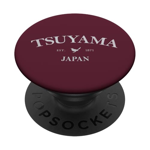 Tsuyama Japan Tsuyama Okayama Japan Grafikdruck PopSockets Klebender PopGrip Tsuyama Japan Tsuyama Okayama Japan Grafikdruck PopSockets Klebender PopGrip von Japanese Cultural Apparel