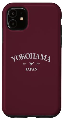 Yokohama Japan Yokohama Kanagawa Japan Grafikdruck Hülle für iPhone 11 von Japanese Cultural Apparel