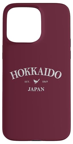 Hokkaido Japan | Hokkaido Japan Grafischer Schneevogeldruck Hülle für iPhone 15 Pro Max von Japanese Cultural Designs