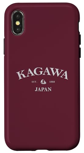 Kagawa Japan | Kagawa Japan Grafikdruck Hülle für iPhone X/XS von Japanese Cultural Designs