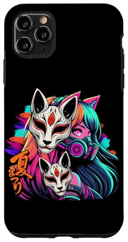 Anime Manga Cyberpunk Ästhetische Techwear Harajuku Kitsune Hülle für iPhone 11 Pro Max Anime Manga Cyberpunk Ästhetische Techwear Harajuku Kitsune Hülle für iPhone 11 Pro Max von Japanese Culture Mythology Lover Anime Girl Otaku